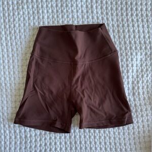 Wilo The Label Brown Biker Shorts
